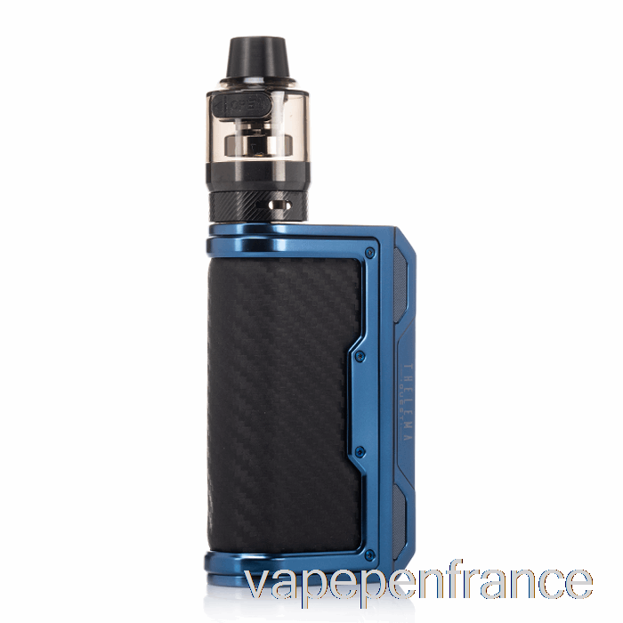 Perdu Vape Thelema Quête 200w Kit De Démarrage Bleu / Stylo Vape En Fibre De Carbone